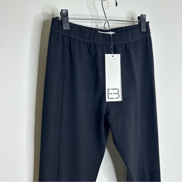 NWT EB Denim Split Hem Cotton Legging in Black Size Large - Picture 5 of 15